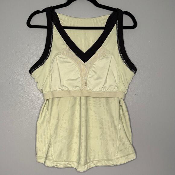 Nike Fit Dry XL Racerback Tank V Neck Athletic Built in Bra Sportswear Tennis - Picture 4 of 6